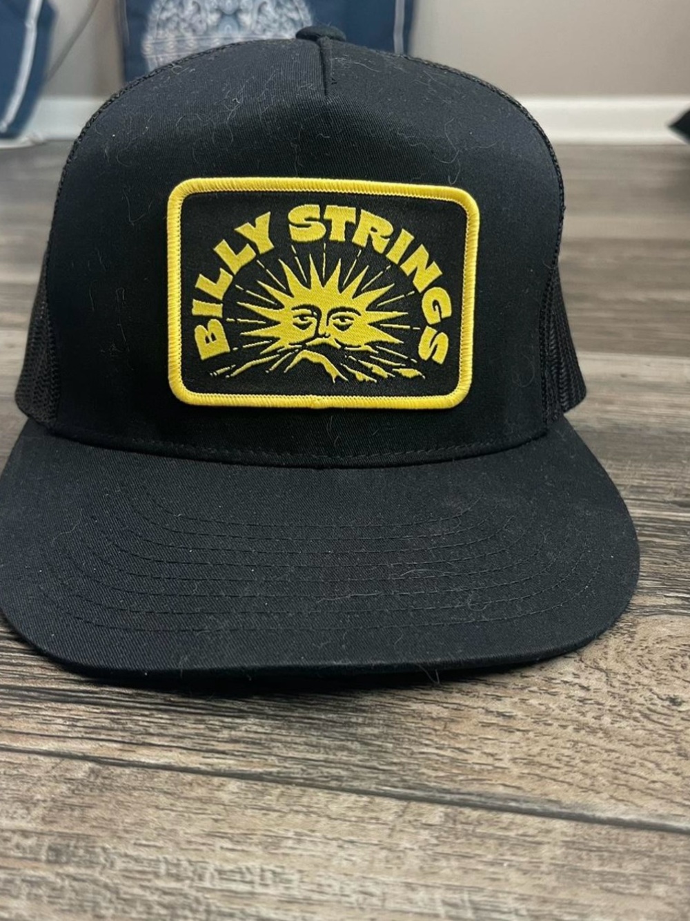 Billy Strings Black and Yellow Trucker Hat